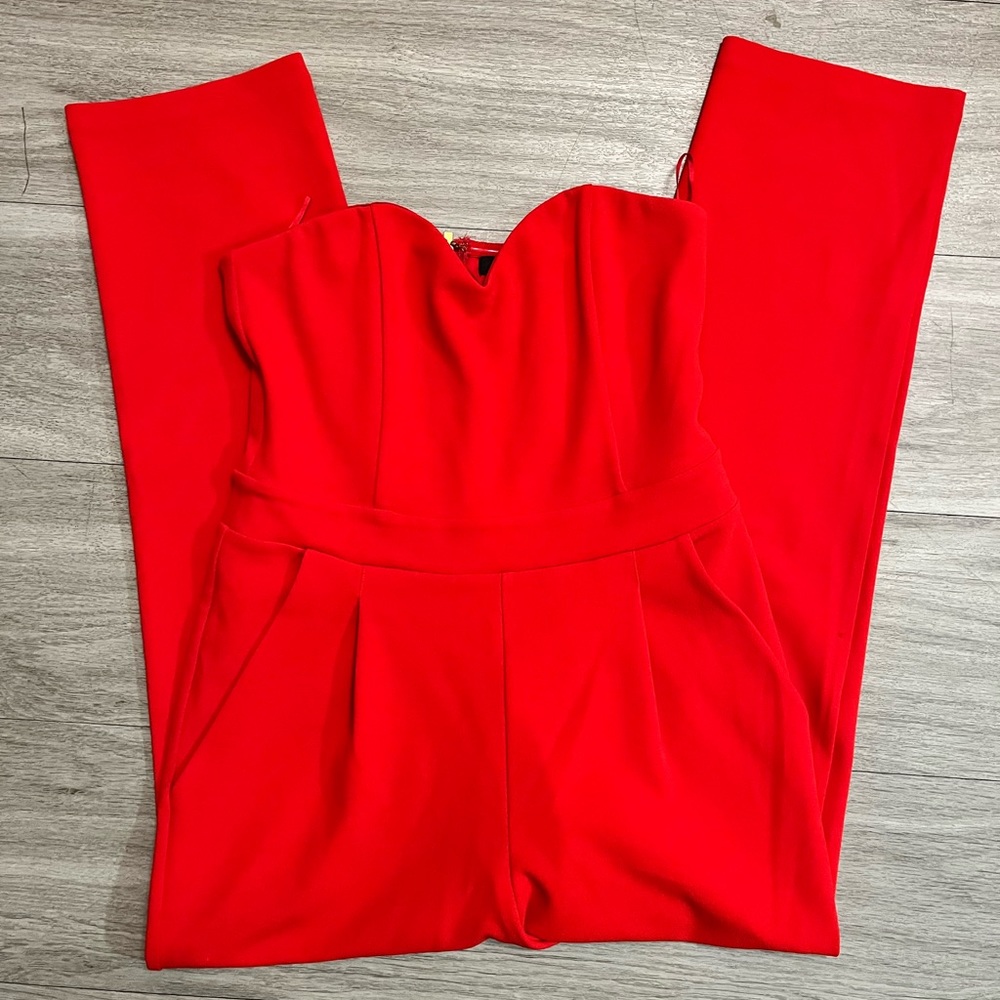 Express Red Jumpsuit